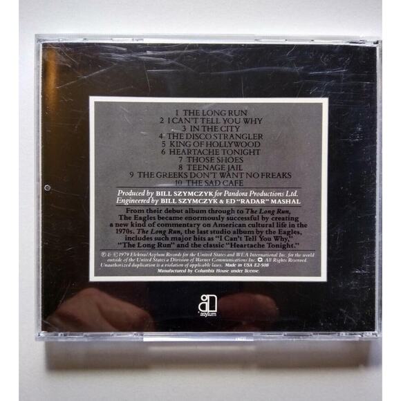 Eagles The Long Run CD Album Pop Classic Rock Columbia House Music Club Ed - Picture 4 of 4